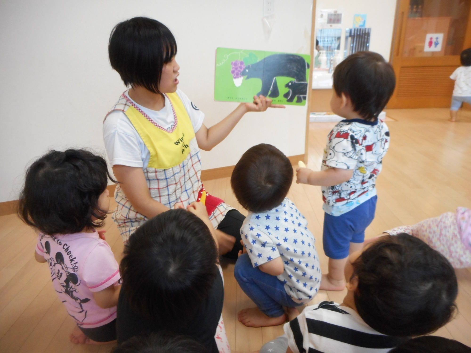 絵本から想像力が広がっていきます