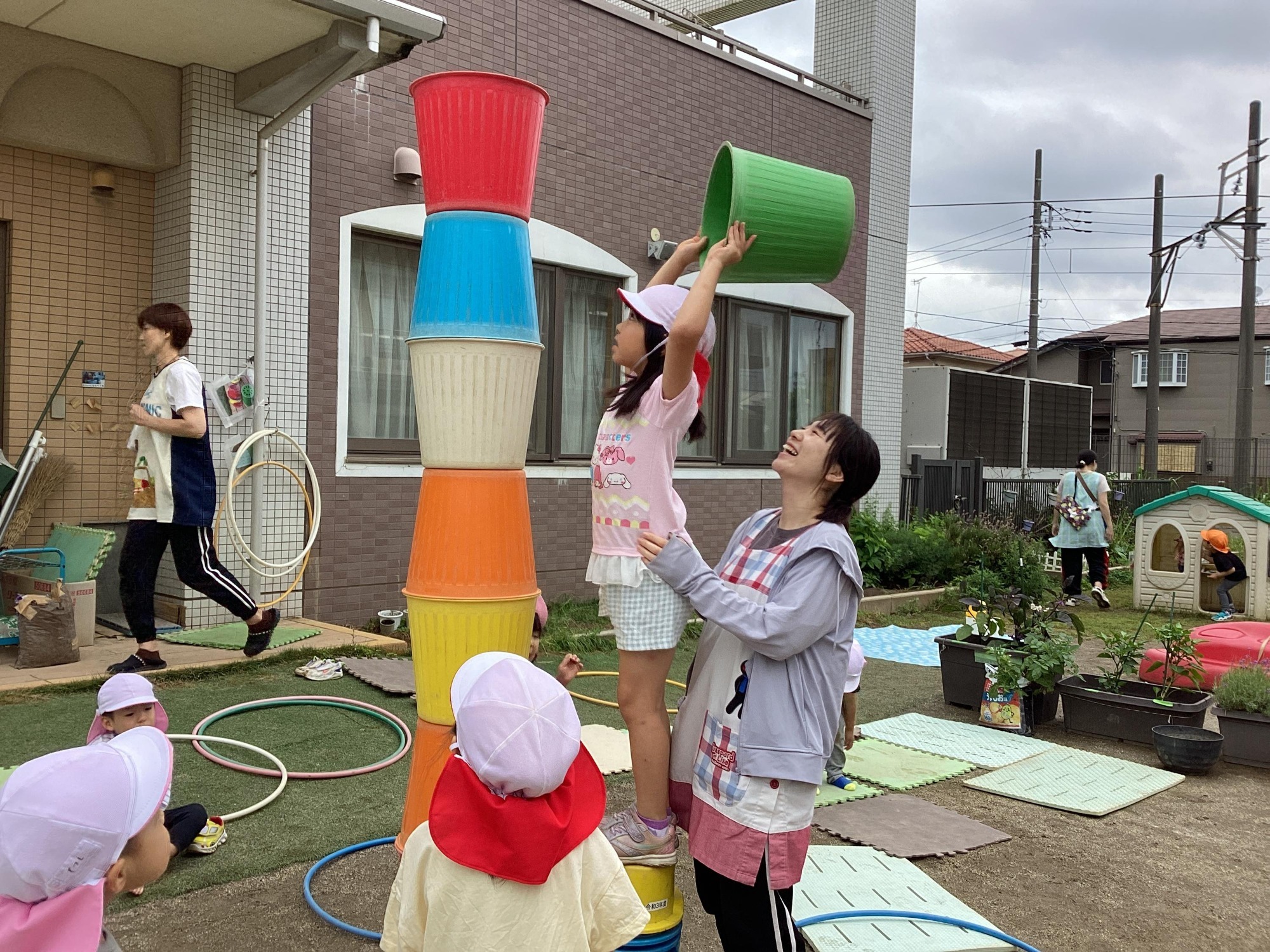 まねっこ遊び楽しいね！